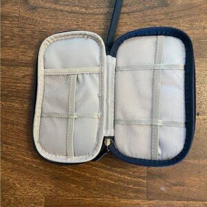 SHEIN Dark Blue Tech Pouch with wristlet strap